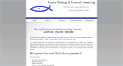 Desktop Screenshot of frazierpaintingandgeneralcontracting.com